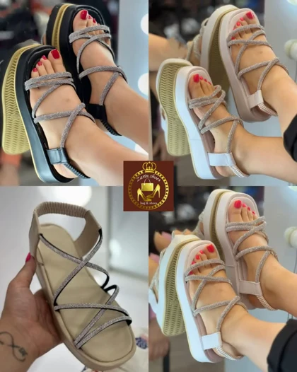 صندل نگینی ضبدری مجلسی و تابستانی زنانه