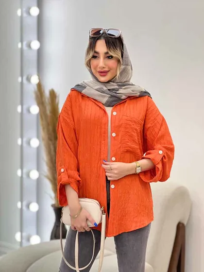شومیز تک جیب نلی