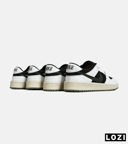 کفش کتانی مردانه و زنانه سفید مشکی نایک NIKE SB Dunk مدل 7065