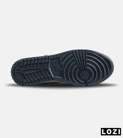 کفش کتانی ساق‌دار مردانه و زنانه سفید مشکی سبز NIKE jordan 1 مدل 7696