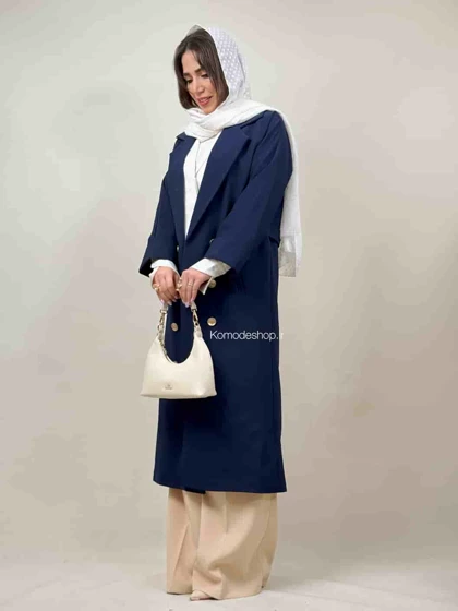 لانگ کت زنانه مدل نیلو