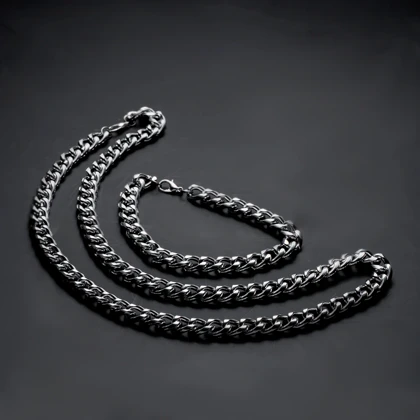 نیم ست نقره ای مدل Cartier
