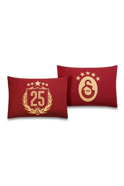 روبالشی Taç مدل Lisanslı Galatasaray 25. قهرمانی پنبه - چندرنگ