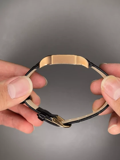 ساعت مچی کارتیه سانتوس دومونت قاب رزگلد صفحه سفید Cartier Santos Dumont