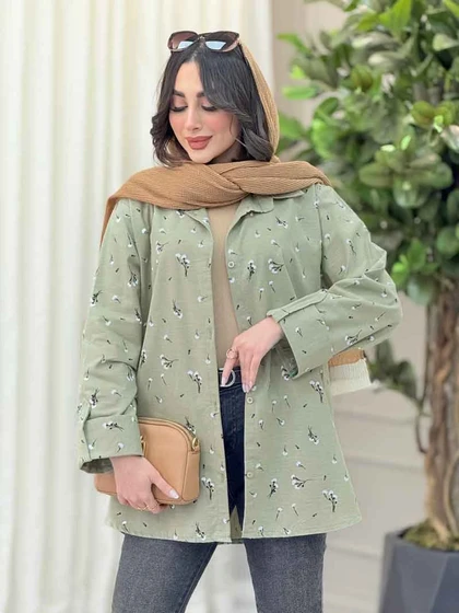 شومیز آستین پاگن طرح قاصدک