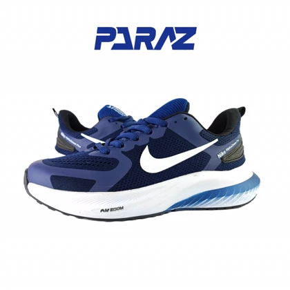 کفش رانینگ و اسپرت مردانه برند نایکی nike مدل آلفازوم پرو سورمه‌ای کد 166