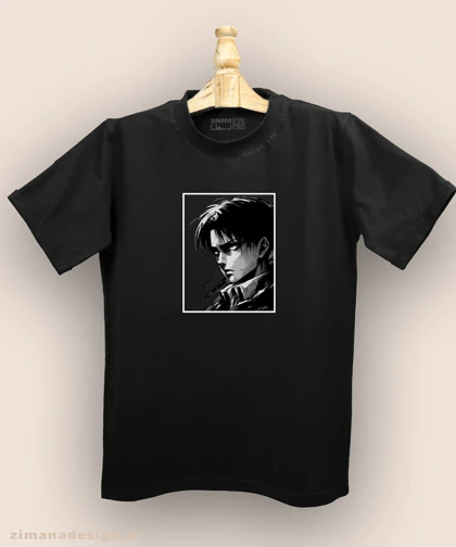 تیشرت مردانه و زنانه طرح اتک آن تایتان شخصیت ارن نیگر کد 929