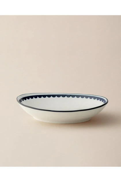 بشقاب سرو Madame Coco مدل Reve Bleu Tierra Bone China