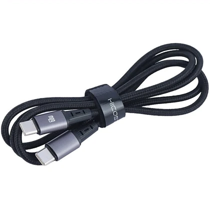 کابل تایپ سی هایکو استار HICOSTAR مدل 141C-C توان 60 وات 1 متر