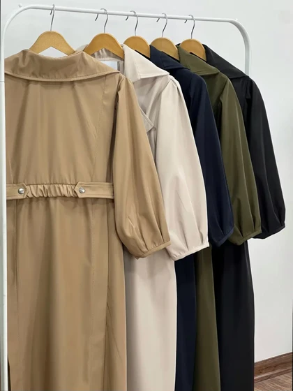 بارانی بلند ضد آب سمن