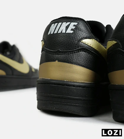 کفش کتانی مردانه و زنانه مشکی طلایی نایک Nike Gama Force Sail مدل 6784