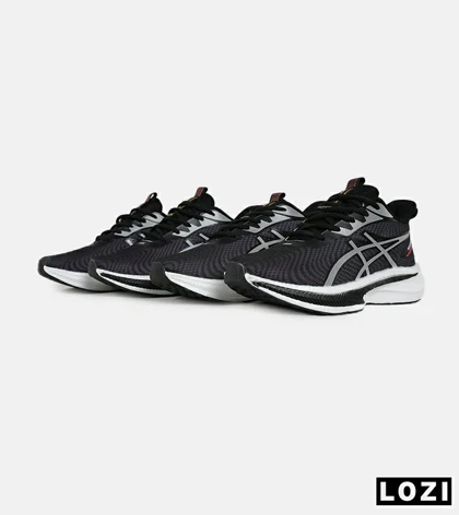 کفش کتانی مردانه مشکی سفید ASICS GEL-KAYANO 30
