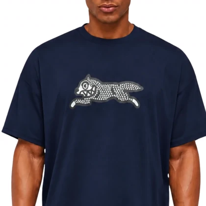 تیشرت نخی مردانه زنانه اورسایز 1991 مدل Running Dog TS19105
