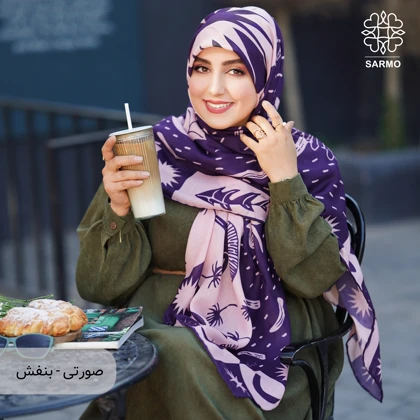 روسری نخ پنبه قاصدک