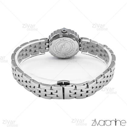 ساعت الکسا اسپشیال زنانه نقره ای دور نگین 106128