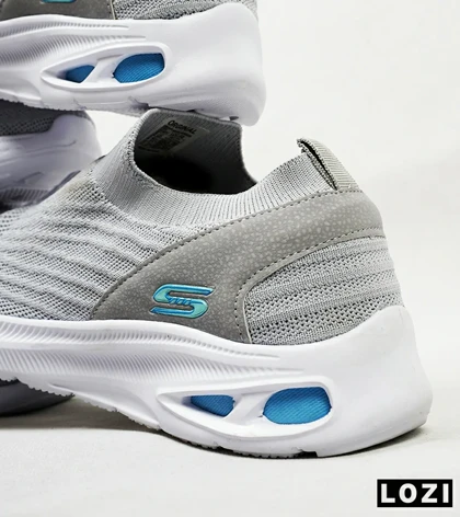 کفش کتانی طبی ورزشی طوسی SKECHERS GoWalk 5 V2