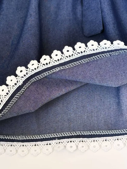 3219-پیراهن درگلد کودک