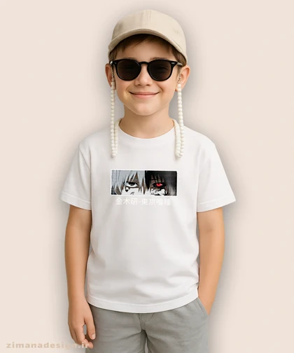 تیشرت بچگانه طرح توکیو غول شخصیت کانکی کد 955