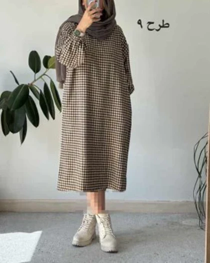 کفتان پشمی چهارخونه دیبا 2