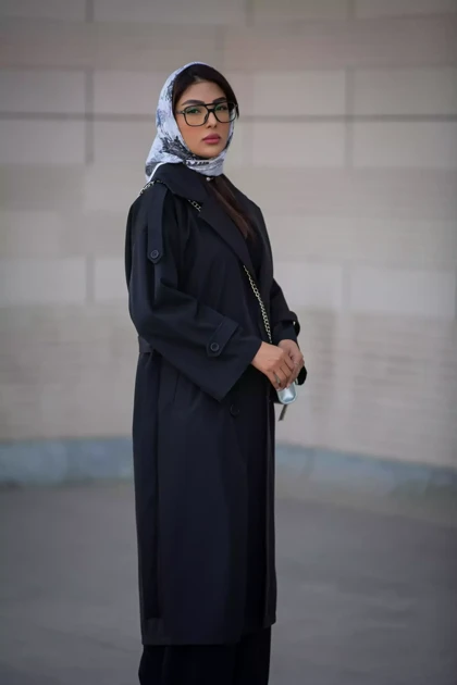 مانتو بارانی بلند کاملیا