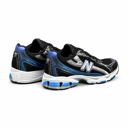 کفش کتانی مردانه مدل نیوبالانس مشکی آبی New BALANCE 740