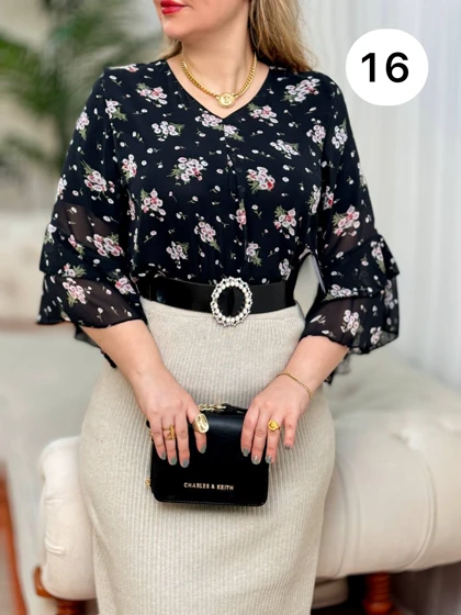 شومیز حریر تارا 2080