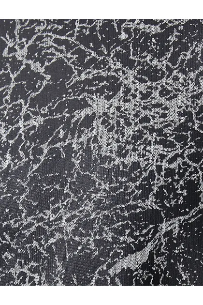 بلوز یقه خدمه طرح دار آستین بلند راحت TYC87PDB4N169784144860889