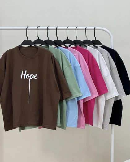 تیشرت باکسی نخ پنبه روشا