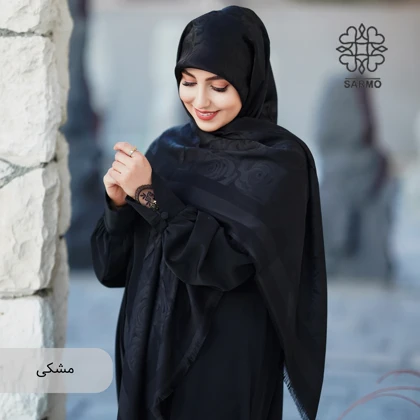 روسری رونا گل رز لمه دار