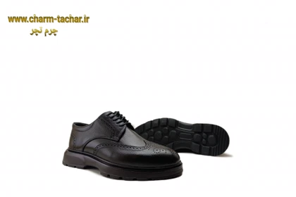 کفش لوفر طرح بروژ چرم طبیعی si122