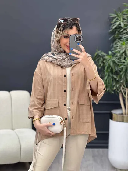 مانتو آستین پاگن هیوا