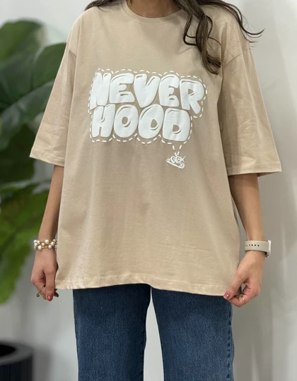 تیشرت باکسی NEVER