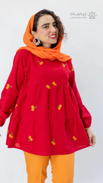 مانتو عروسکی گیلاسی