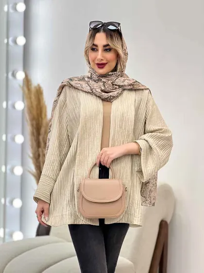 مانتو هلالی بغل چاک