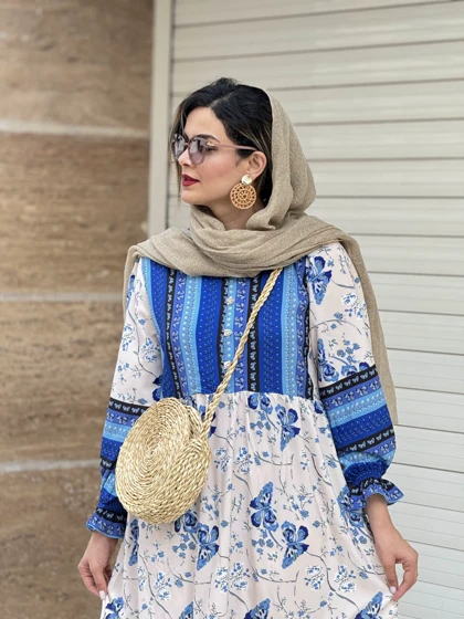 مانتو پیراهنی دکمه دار غزال