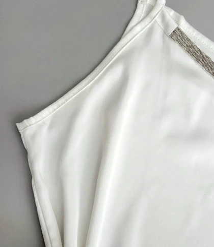 تاپ ساتن جلو زنجیر کد 3408