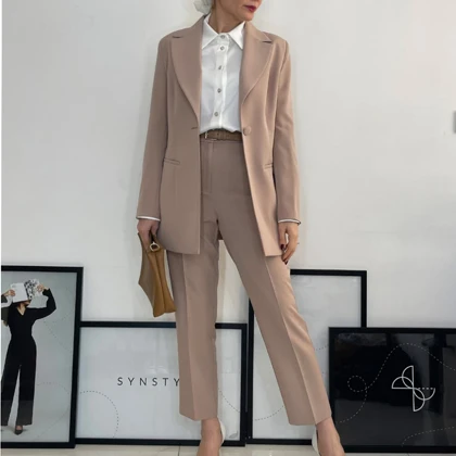 کت شلوار زنانه کرپ رها (Raha) کد 99728