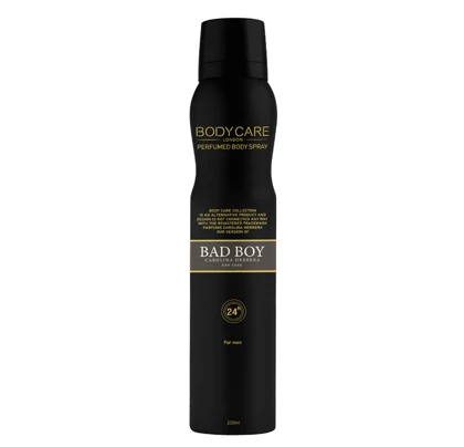 اسپری بدن مردانه بادی کر مدل بد بوی Body Care Bad Boy حجم 200 میل