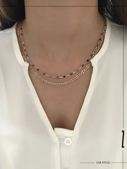 گردنبند طرح فیگارو