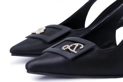 کفش مجلسی زنانه پاشنه‌دار 3 سانت مدل 400322 _ sandal valentino