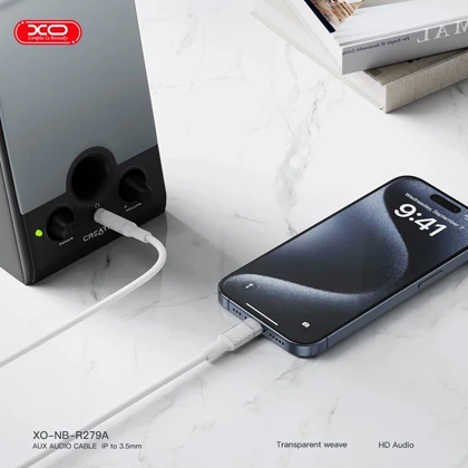 کابل تبدیل لایتنینگ به AUX ایکس او XO مدل NB-R279A طول 1 متر