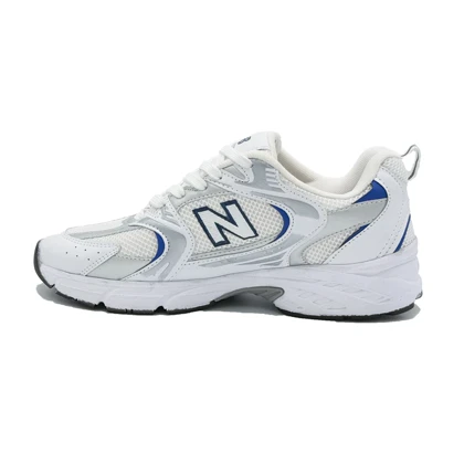 کتانی اسپرت مردانه نیوبالانس 530 New balance رنگ سفید سرمه‌ای
