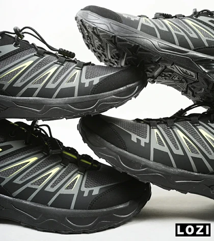 کفش کتانی بزرگ پا مشکی سبز Salomon X ULTRA