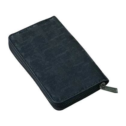 کیف جا کارتی زنانه و دخترانه تک زیپ کوچک ابر و بادی مشکی مدل MSN92-146