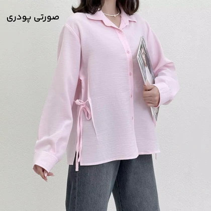 شومیز زنانه لینن بند دار