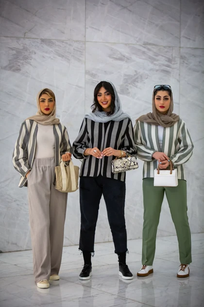 مانتو کت راه راه یکتا