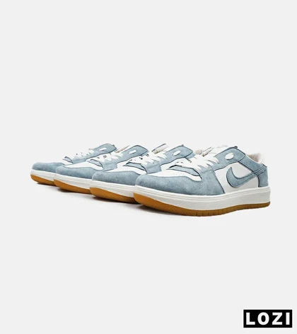 کفش کتانی مردانه سفید آبی نایک NIKE SB