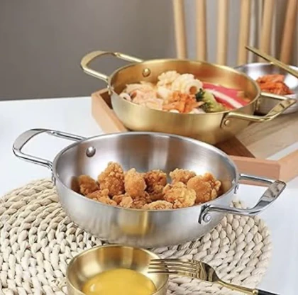 تابه سرو دسته دار گرد و گود سیلور