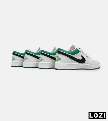 کفش کتانی مردانه سفید مشکی سبز NIKE SB dunk Low Pro مدل 5474