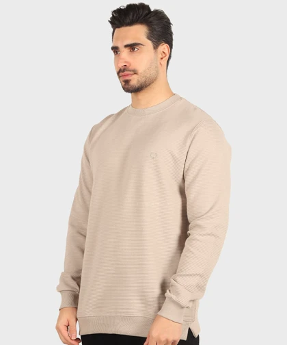 تیشرت آستین بلند مردانه یقه گرد 6046